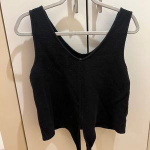 Madewell Black Tied Crop/ Size L